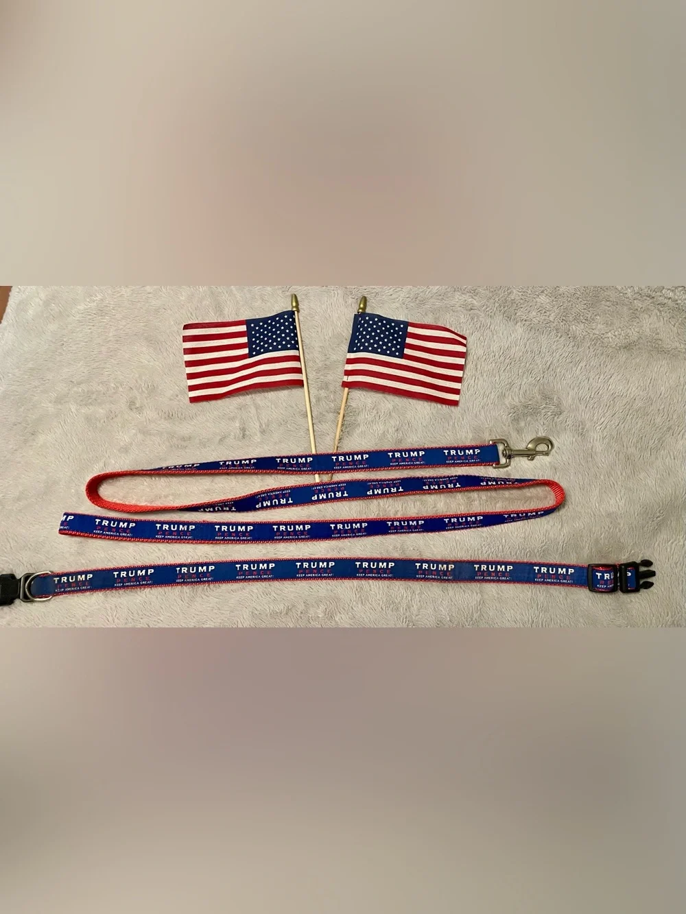 Trump Pence “Keep America Great!” Dog Leash & Collar Set